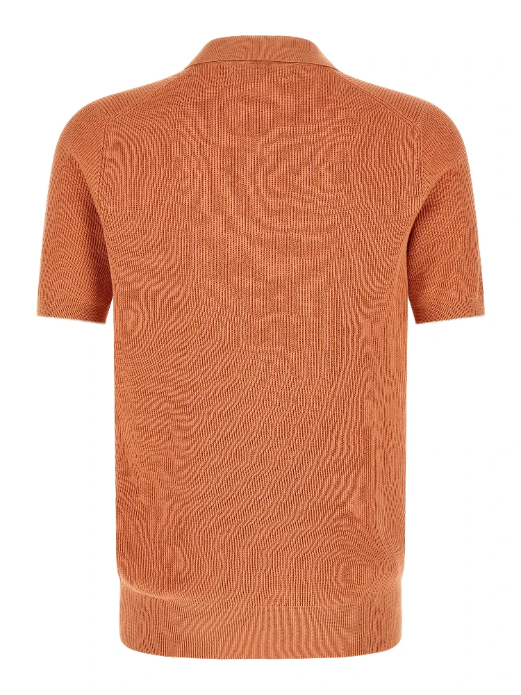 Orange Cotton Polo Shirt alternative