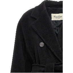 Black Virgin Wool Coat