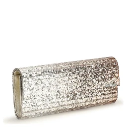 Gold Plexiglass Clutch Bag
