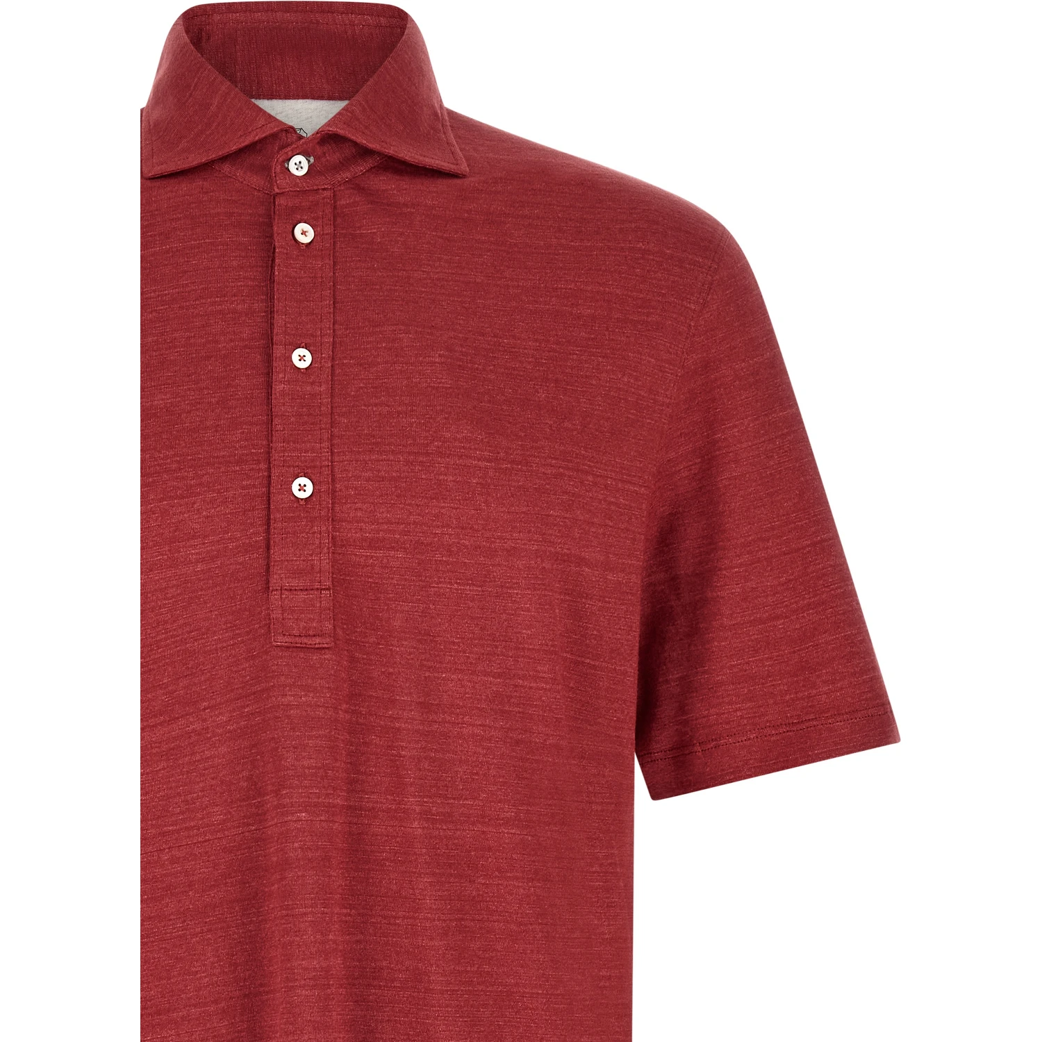 Multicolor Linen Polo Shirt