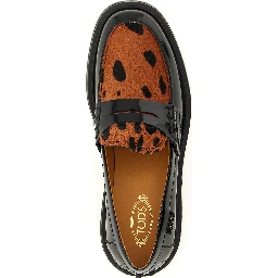 Black Calfskin Slip-On Loafers