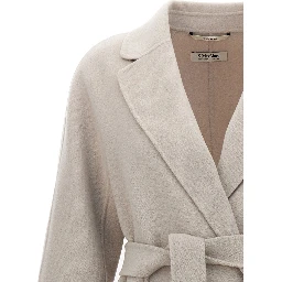 Beige Wool Coat