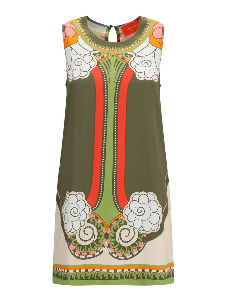 Multicolor Viscose Casual Dress