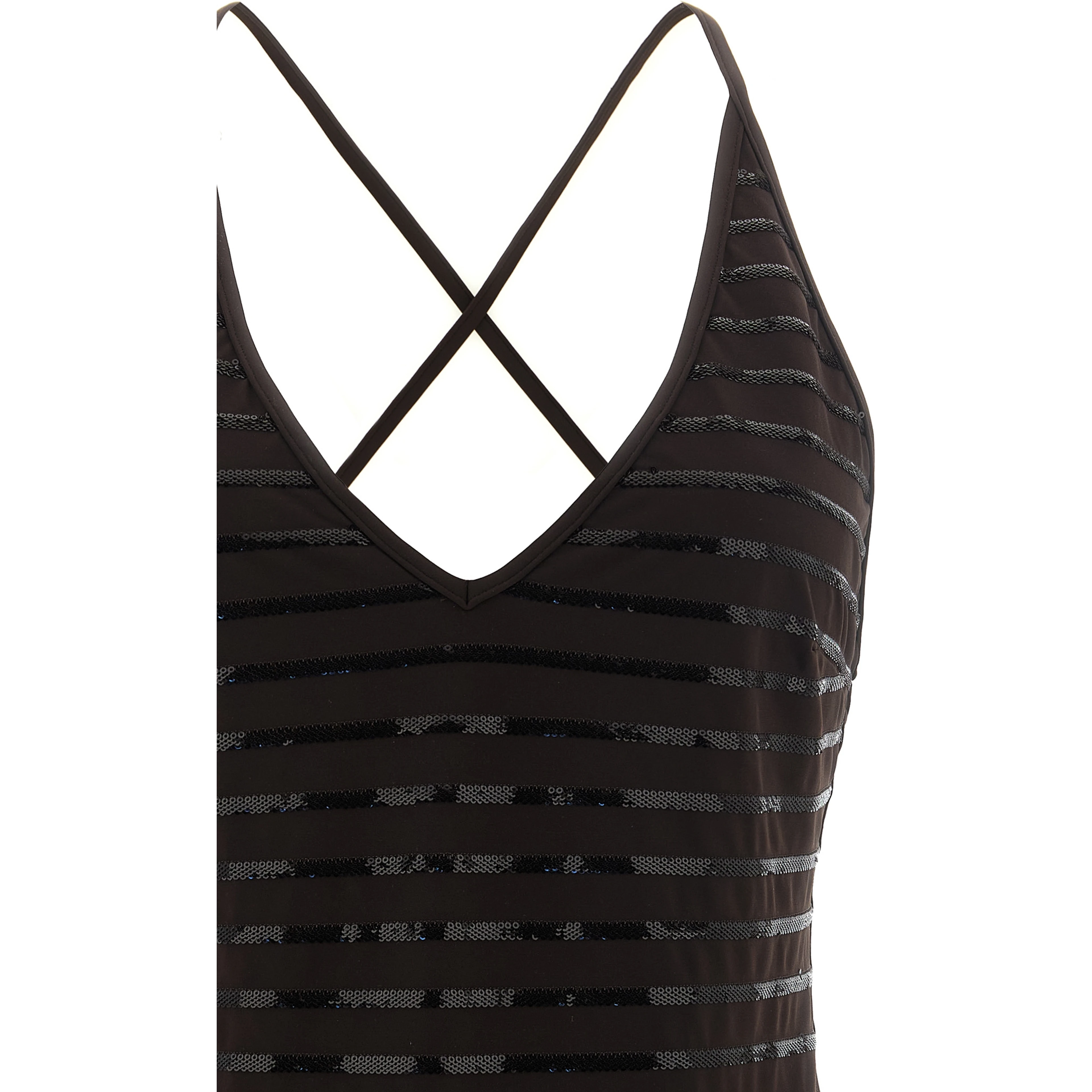 Brown Polyamide One-Piece Swimsuit