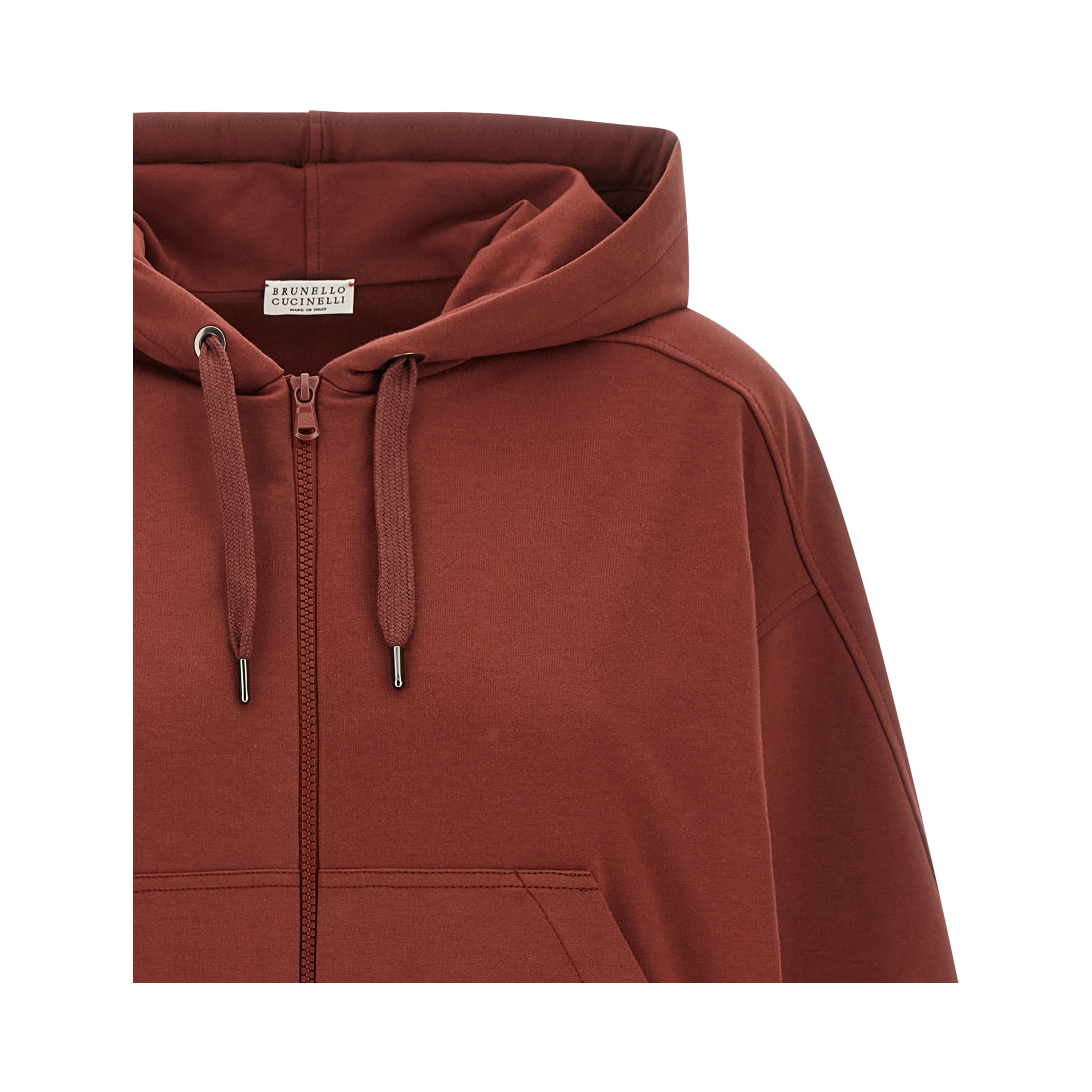 Bordeaux Cotton Sweatshirt