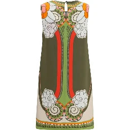 Multicolor Viscose Casual Dress