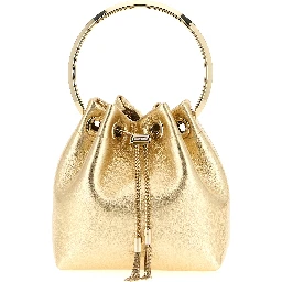 Gold Lamb Leather Handbag