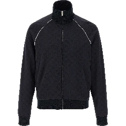 Blue Polyamide Sweatshirt