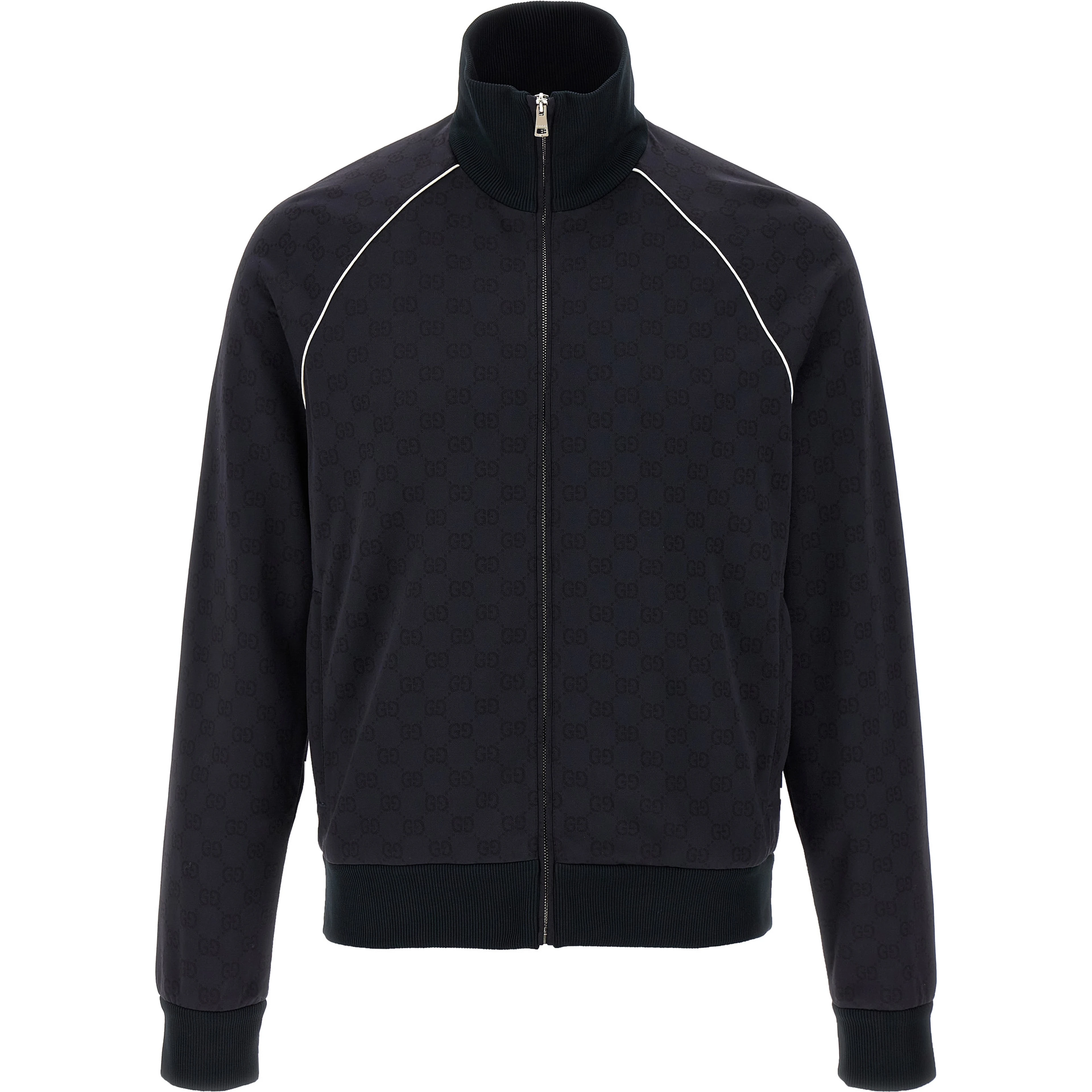 Blue Polyamide Sweatshirt
