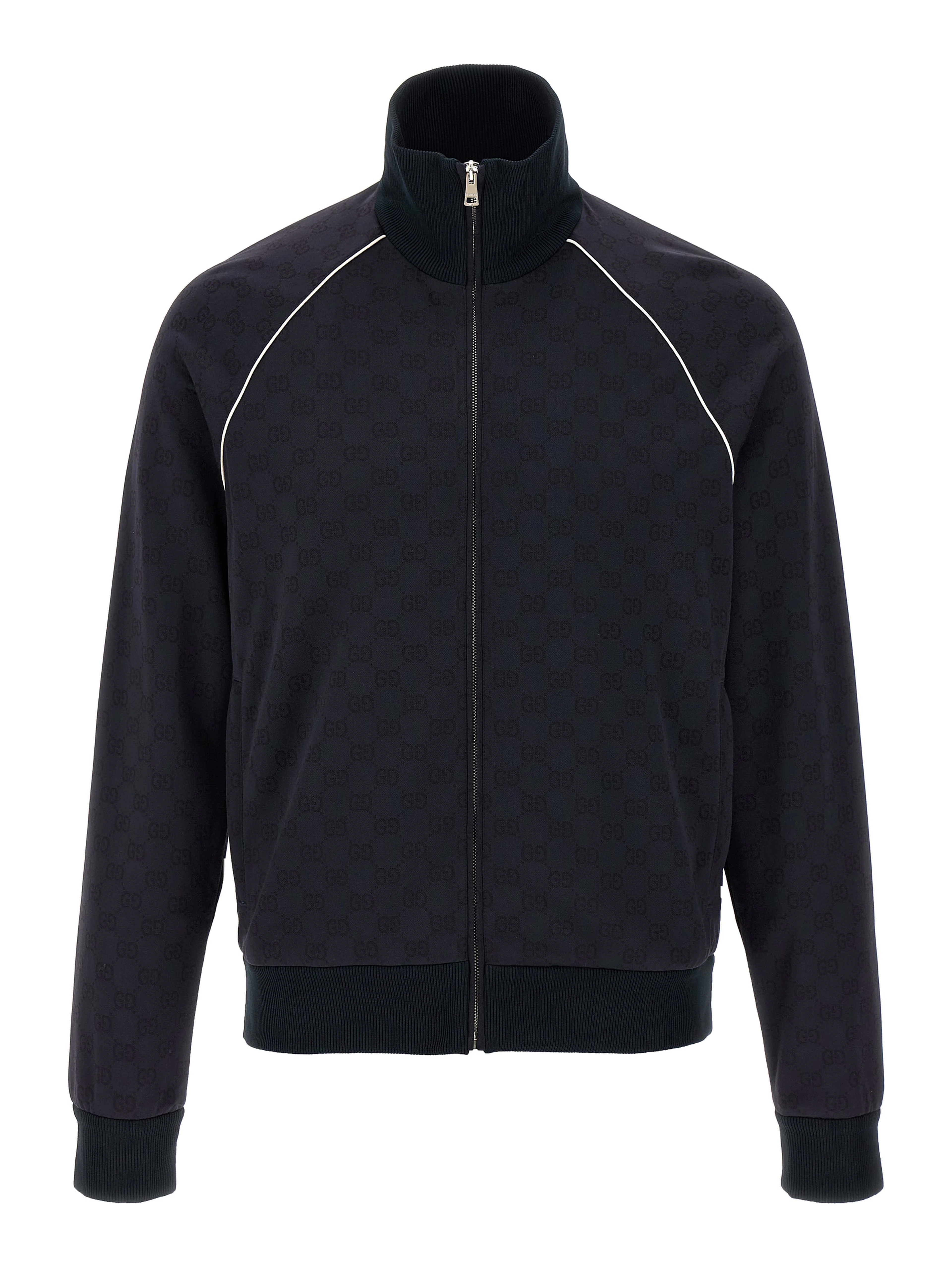 Blue Polyamide Sweatshirt