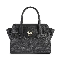 Black Pvc Satchel Bag