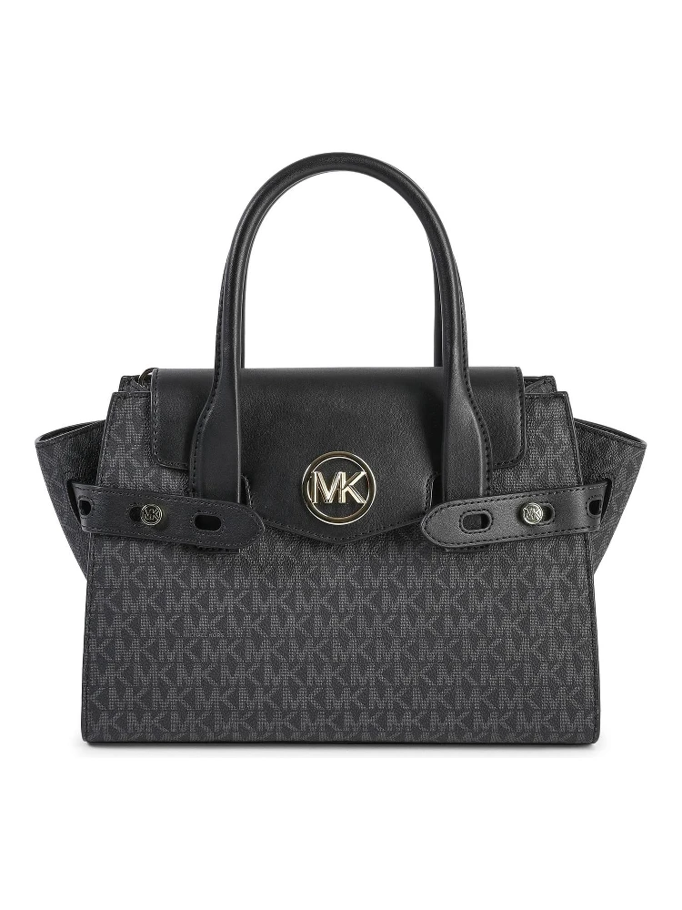Black Pvc Satchel Bag