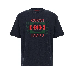 Blue Cotton T-Shirt
