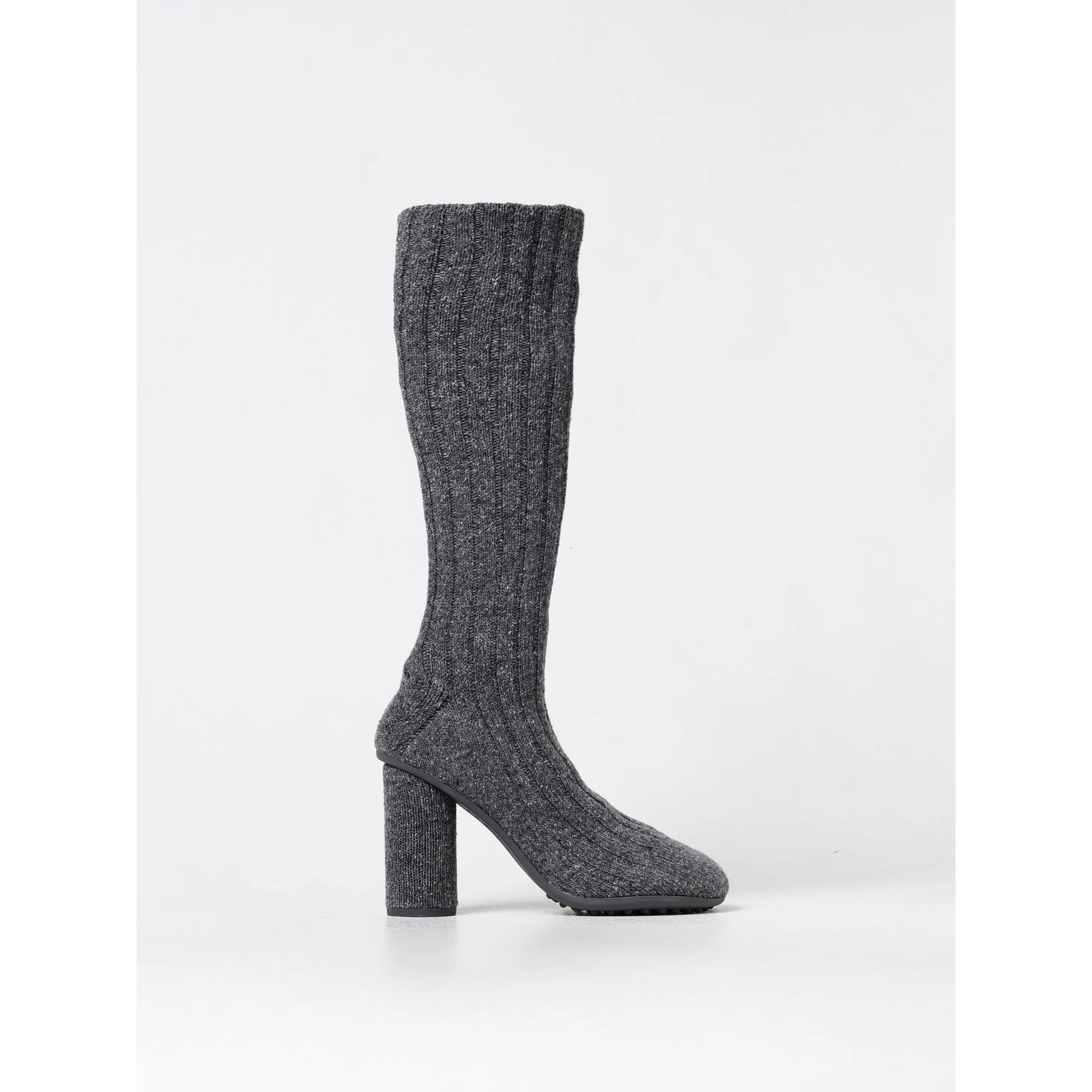 Gray Wool Over The Knee