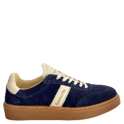 Blue Suede Men Sneakers