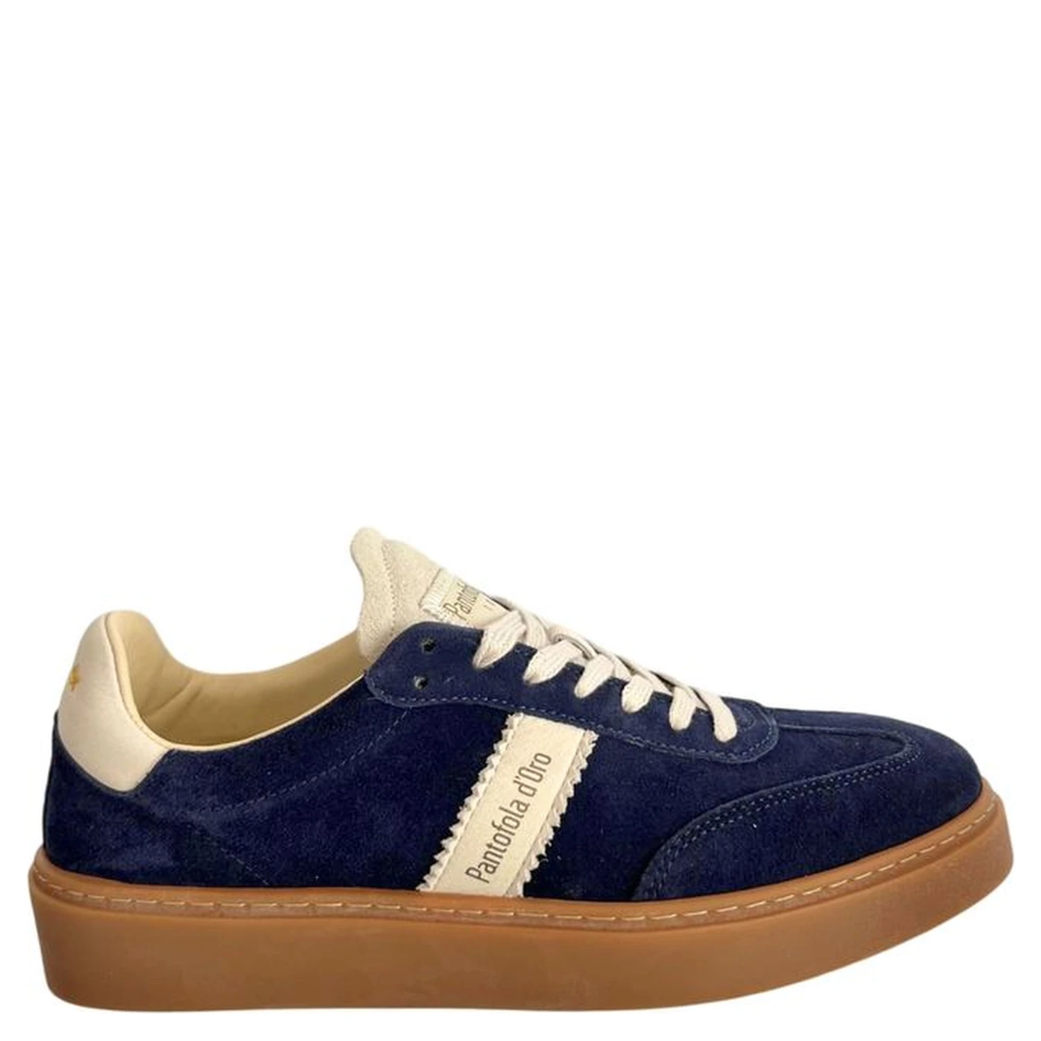 Blue Suede Men Sneakers