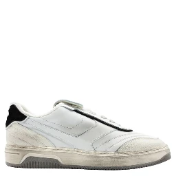 White Suede Men Sneakers