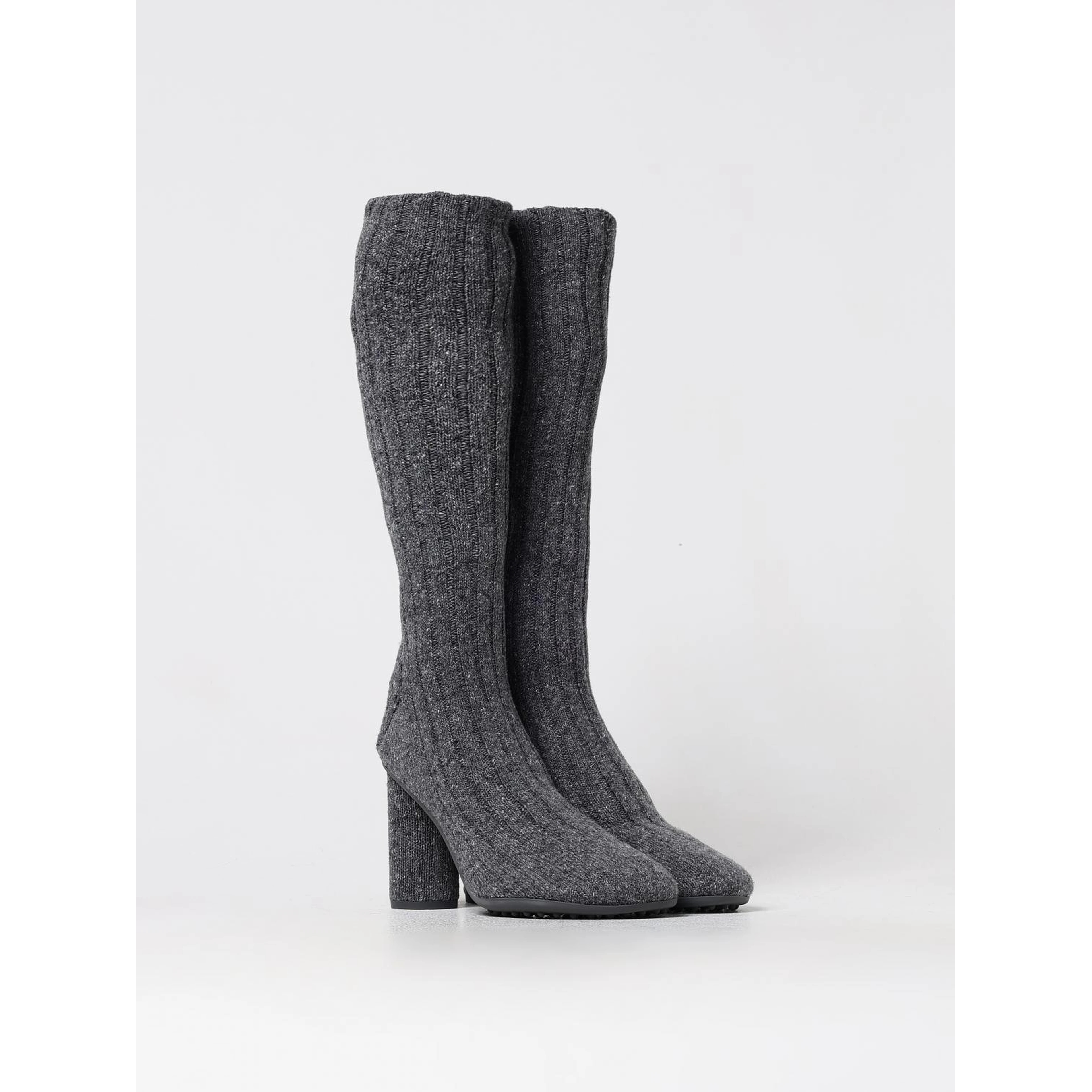 Gray Wool Over The Knee