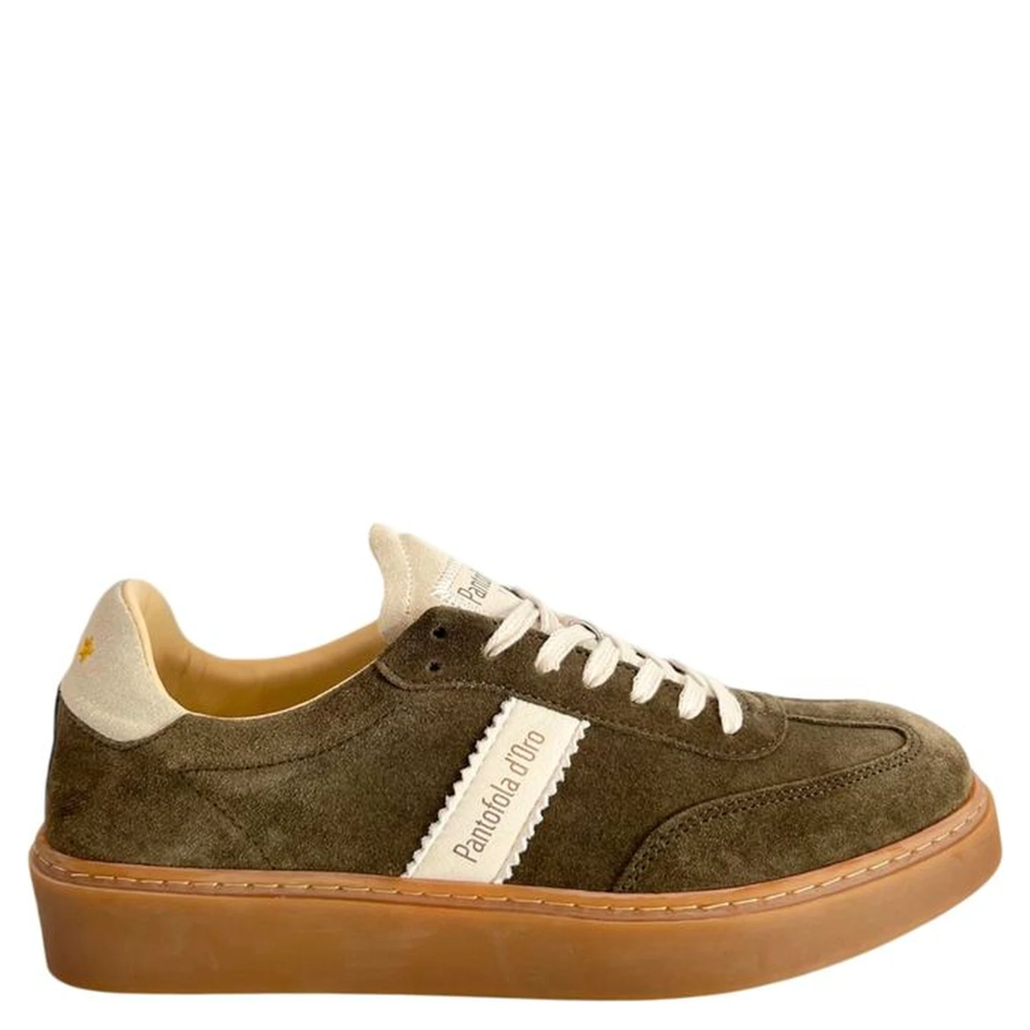 Green Suede Men Sneaker