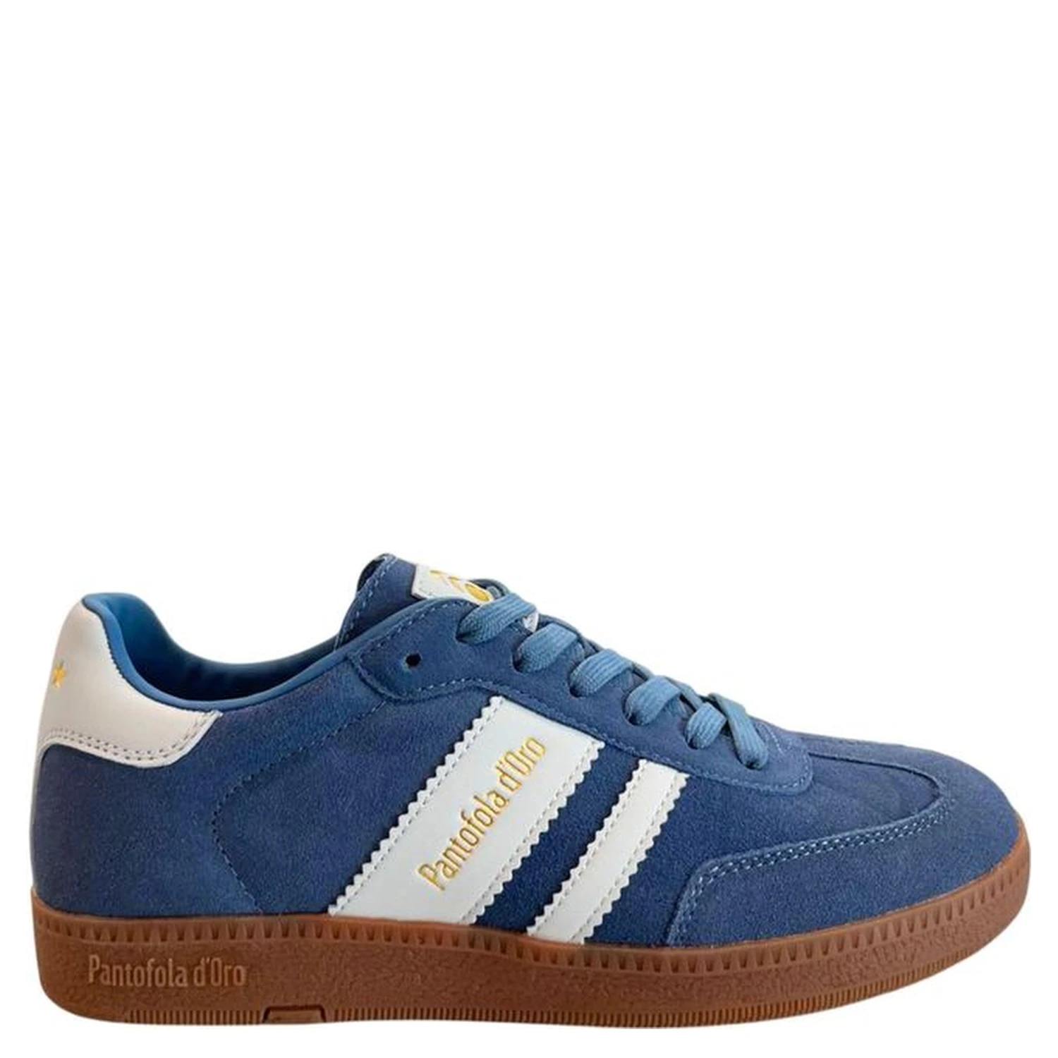 Blue Suede Men's Sneakers