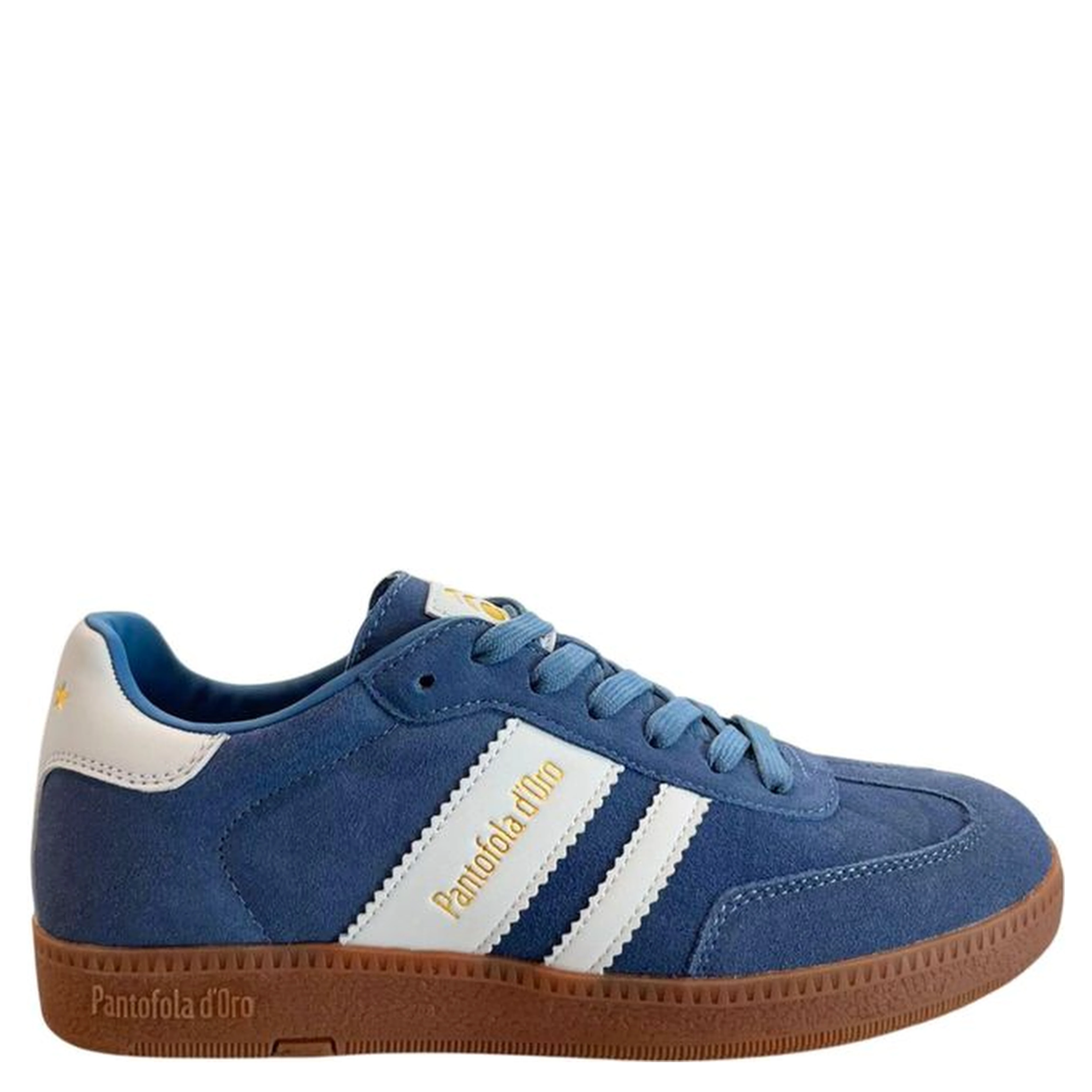Blue Suede Men's Sneakers