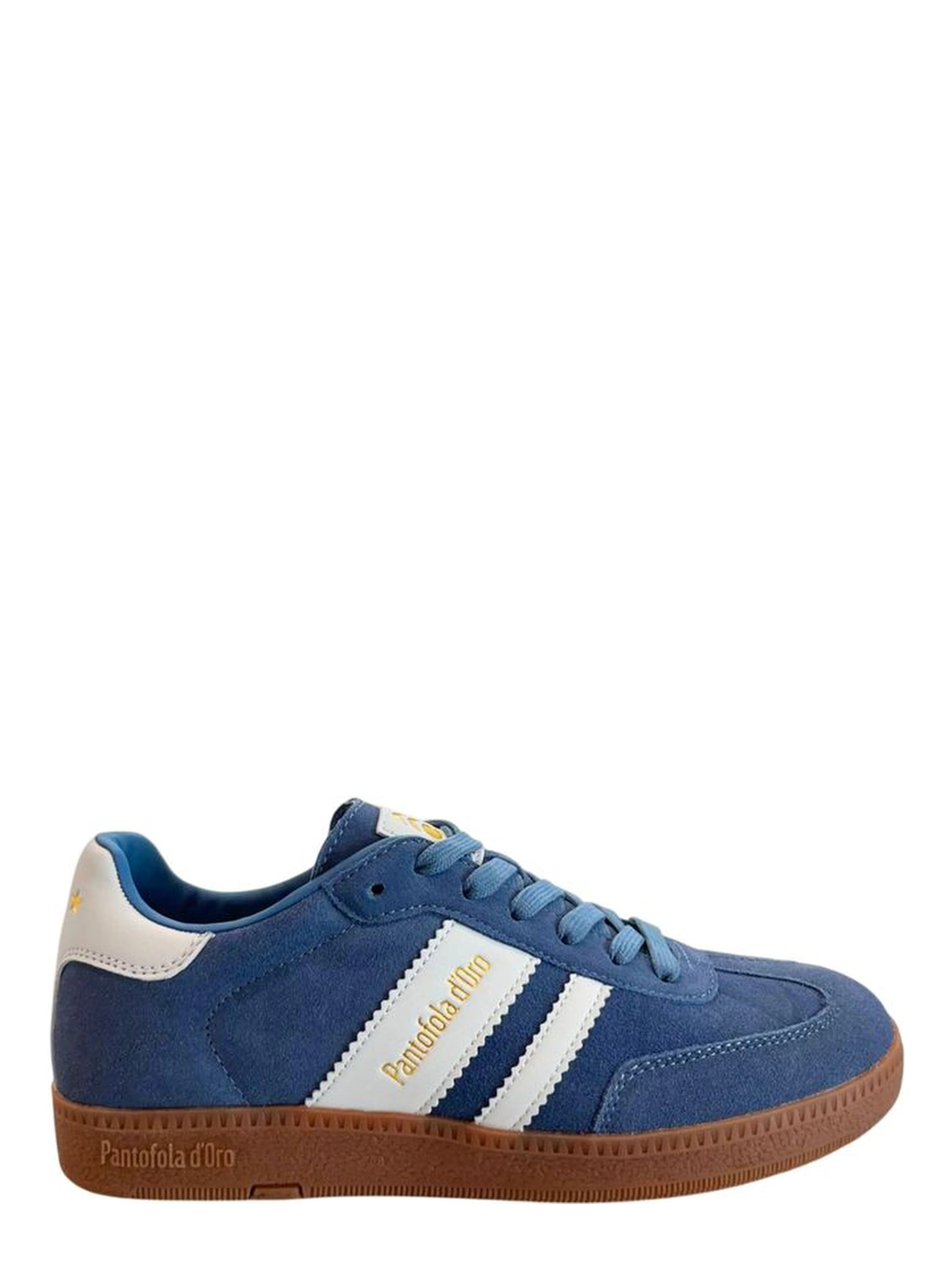 Blue Suede Men's Sneakers