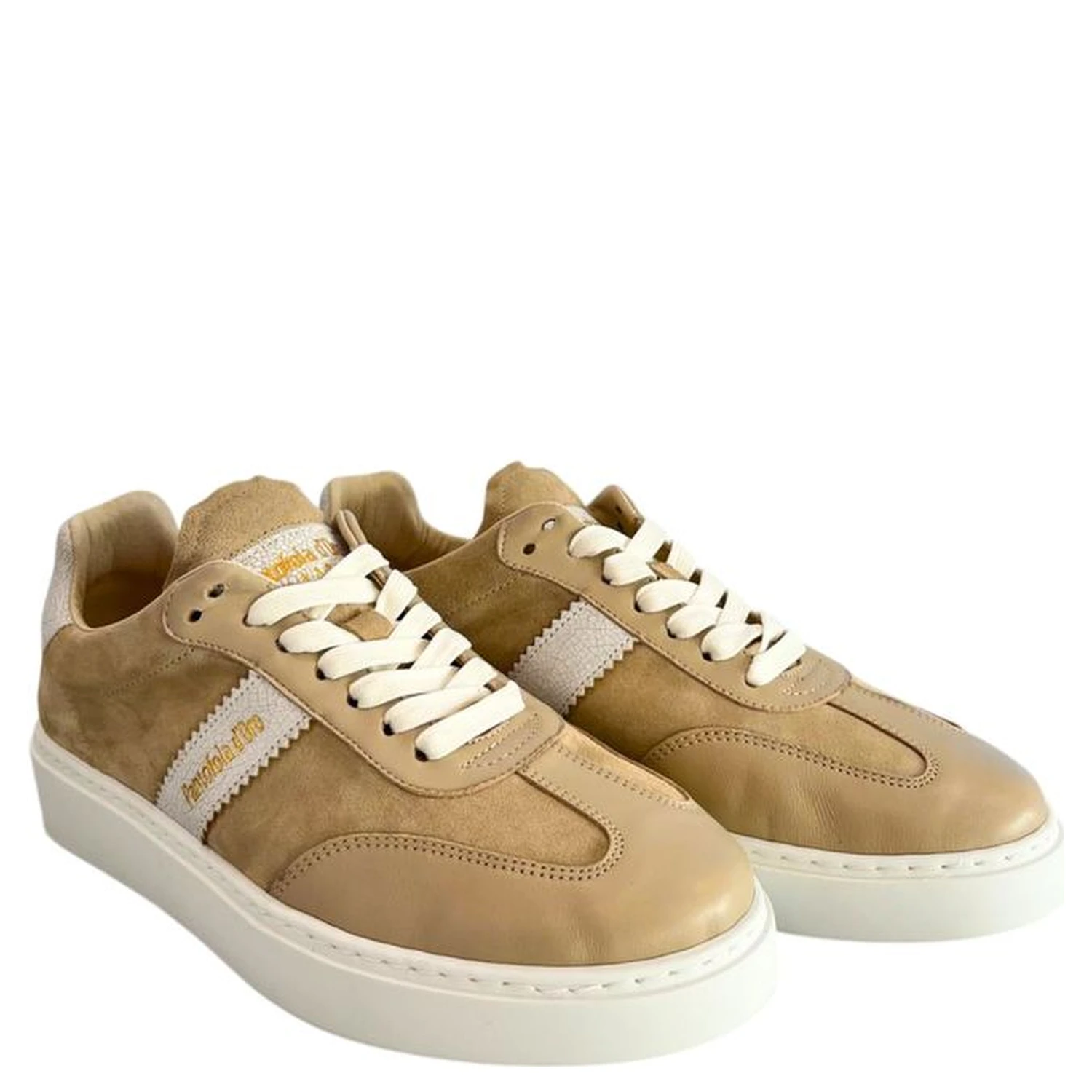 Beige Suede Men Sneaker