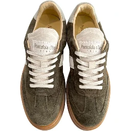 Green Suede Men Sneaker