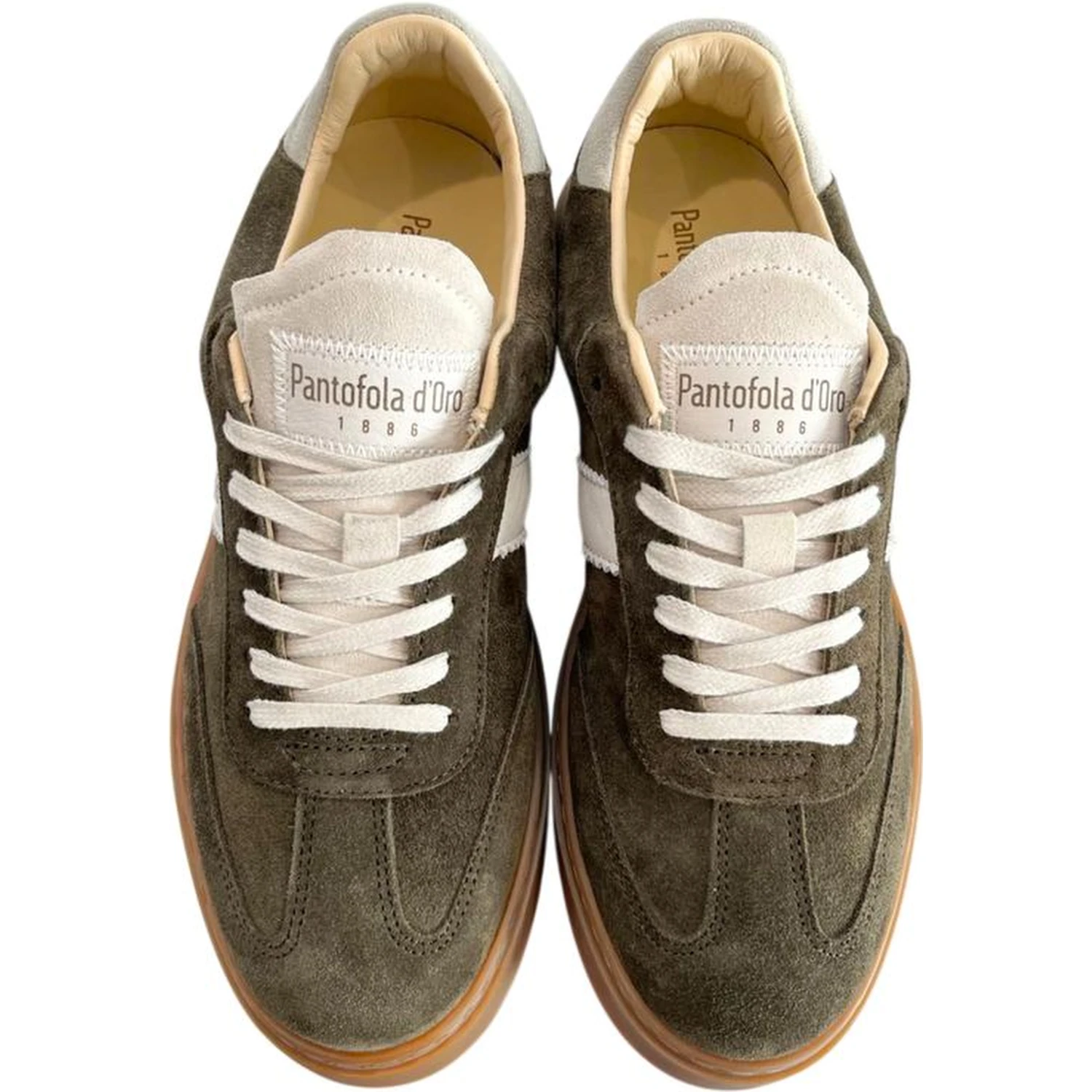 Green Suede Men Sneaker