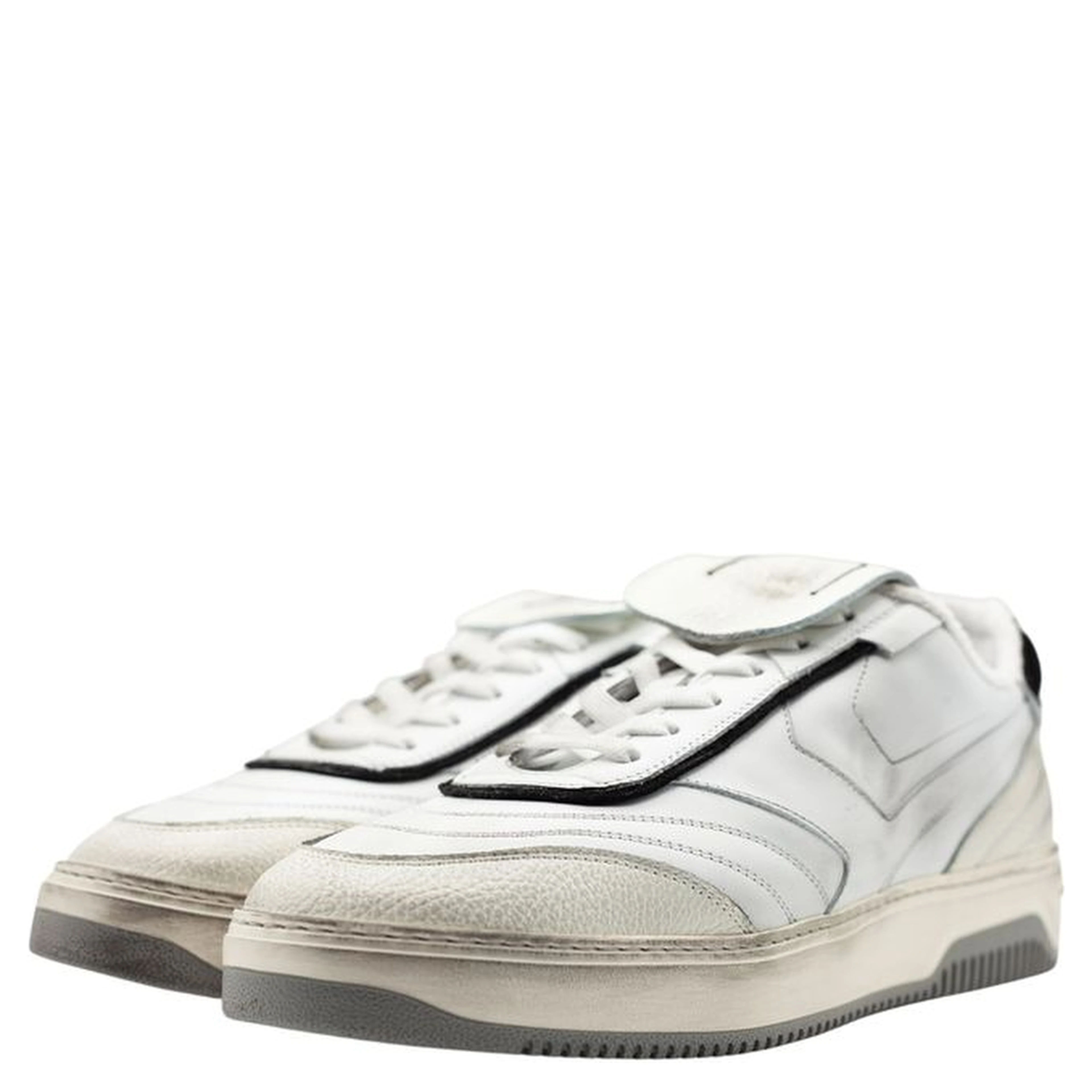 White Suede Men Sneakers