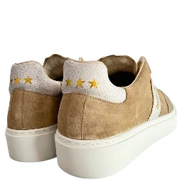 Beige Suede Men Sneaker