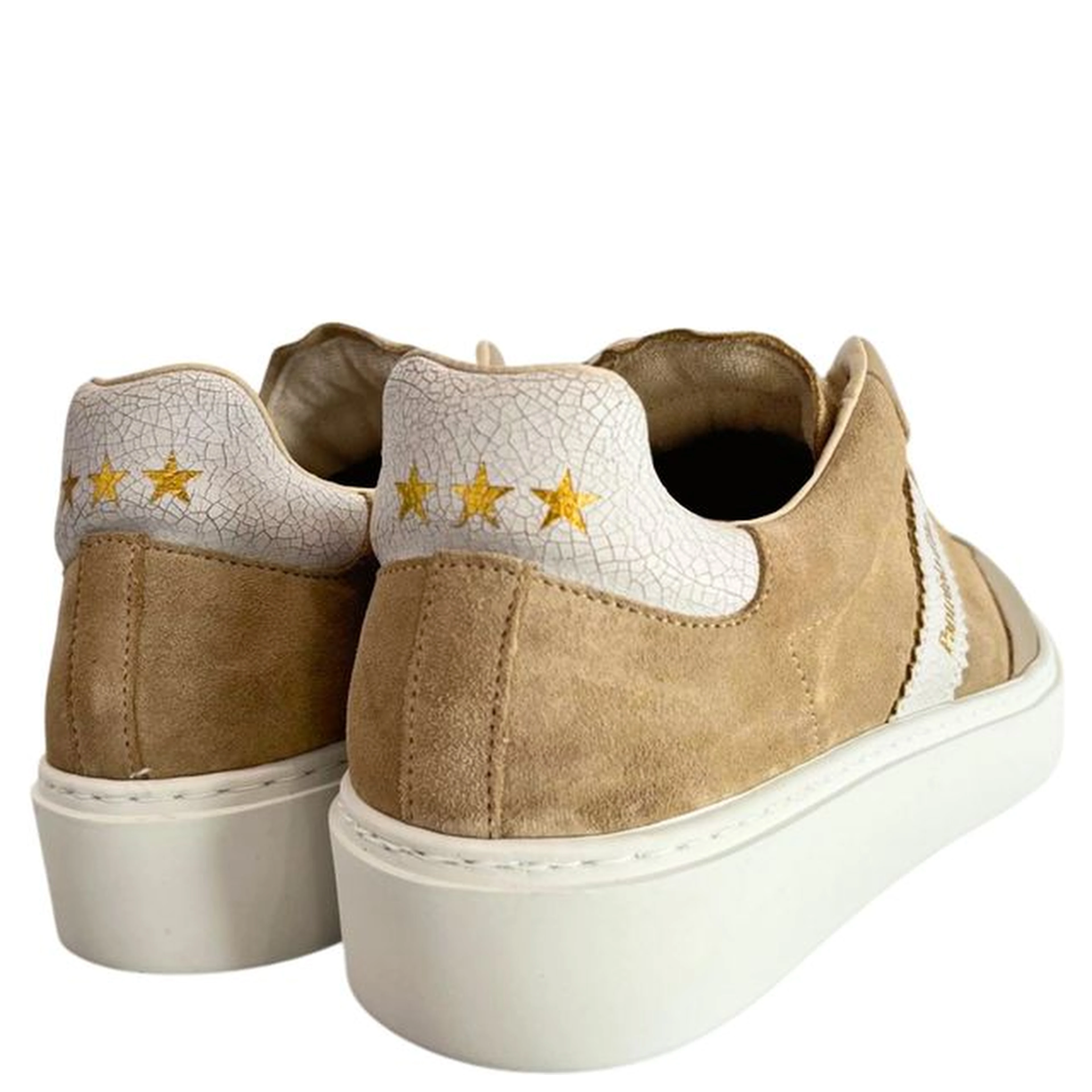 Beige Suede Men Sneaker