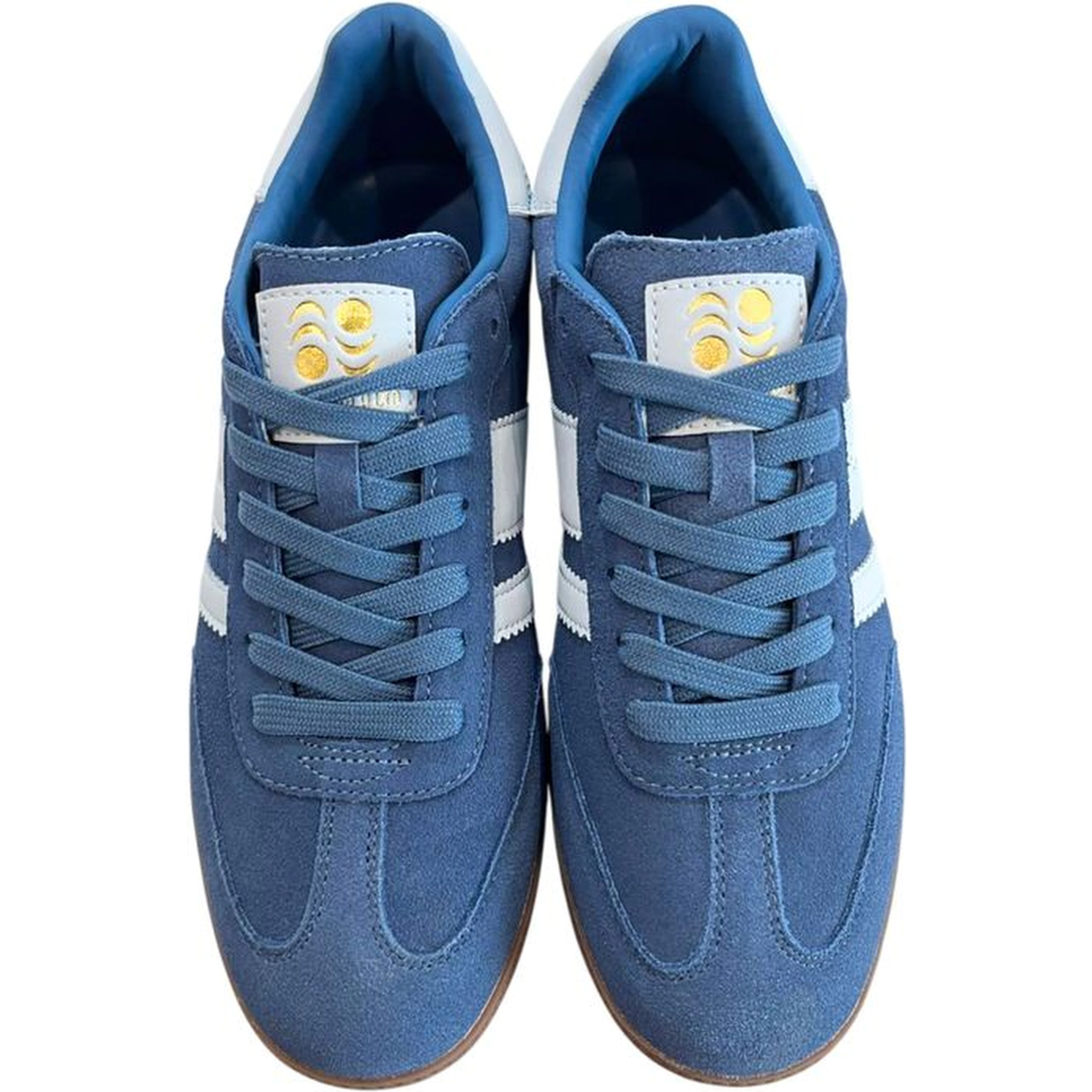Blue Suede Men's Sneakers