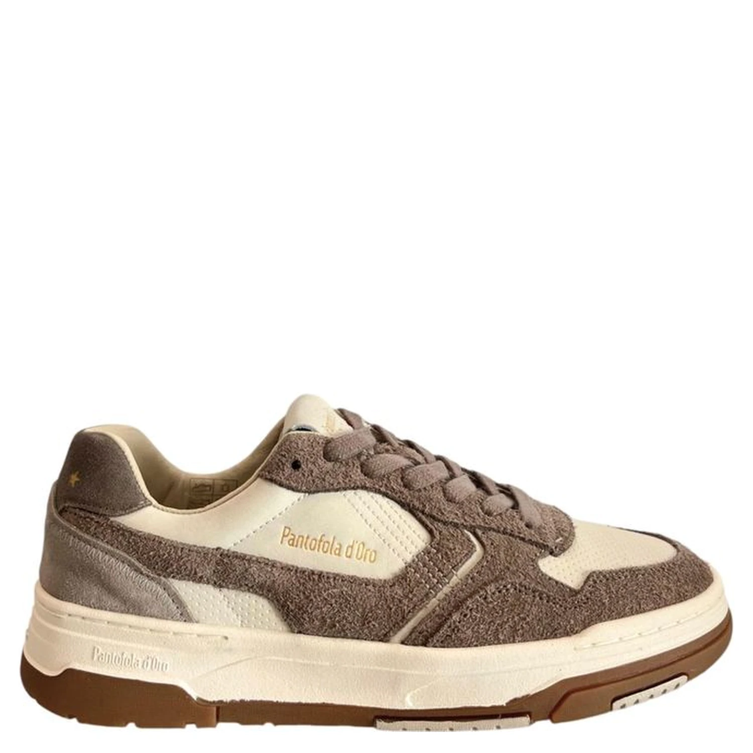 Grey Leather Men Sneaker