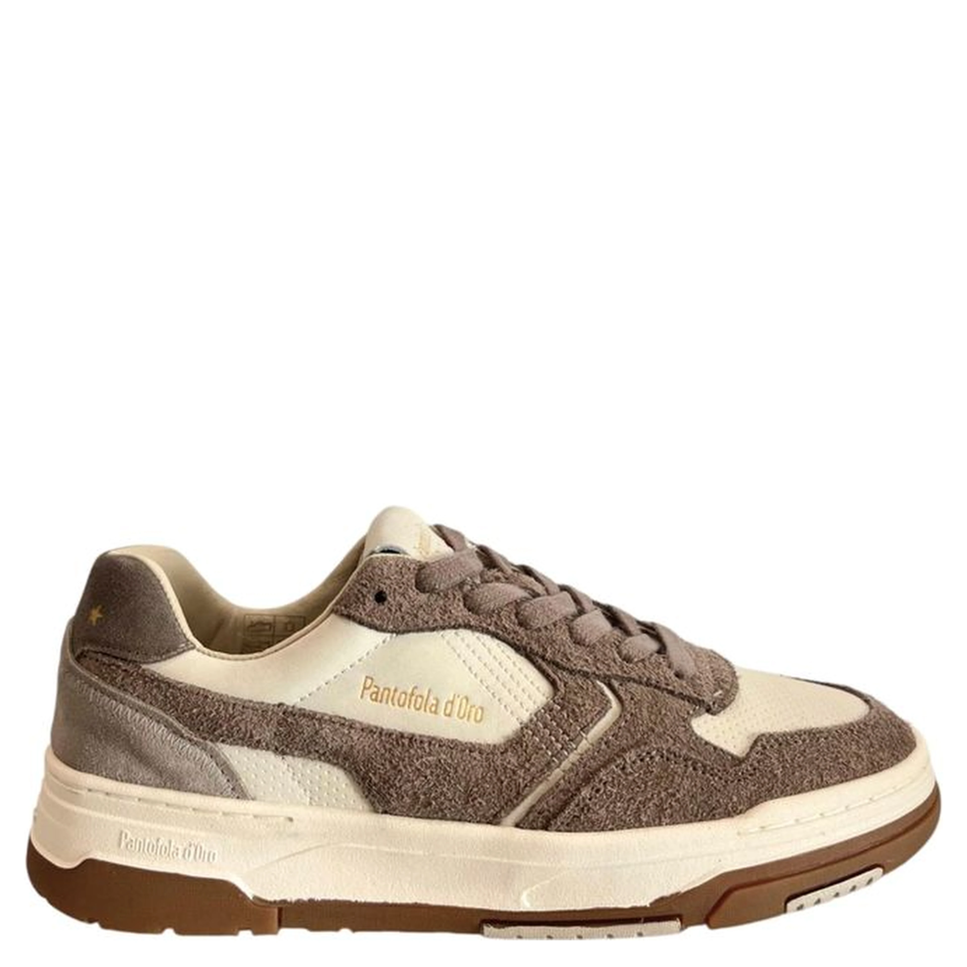Grey Leather Men Sneaker