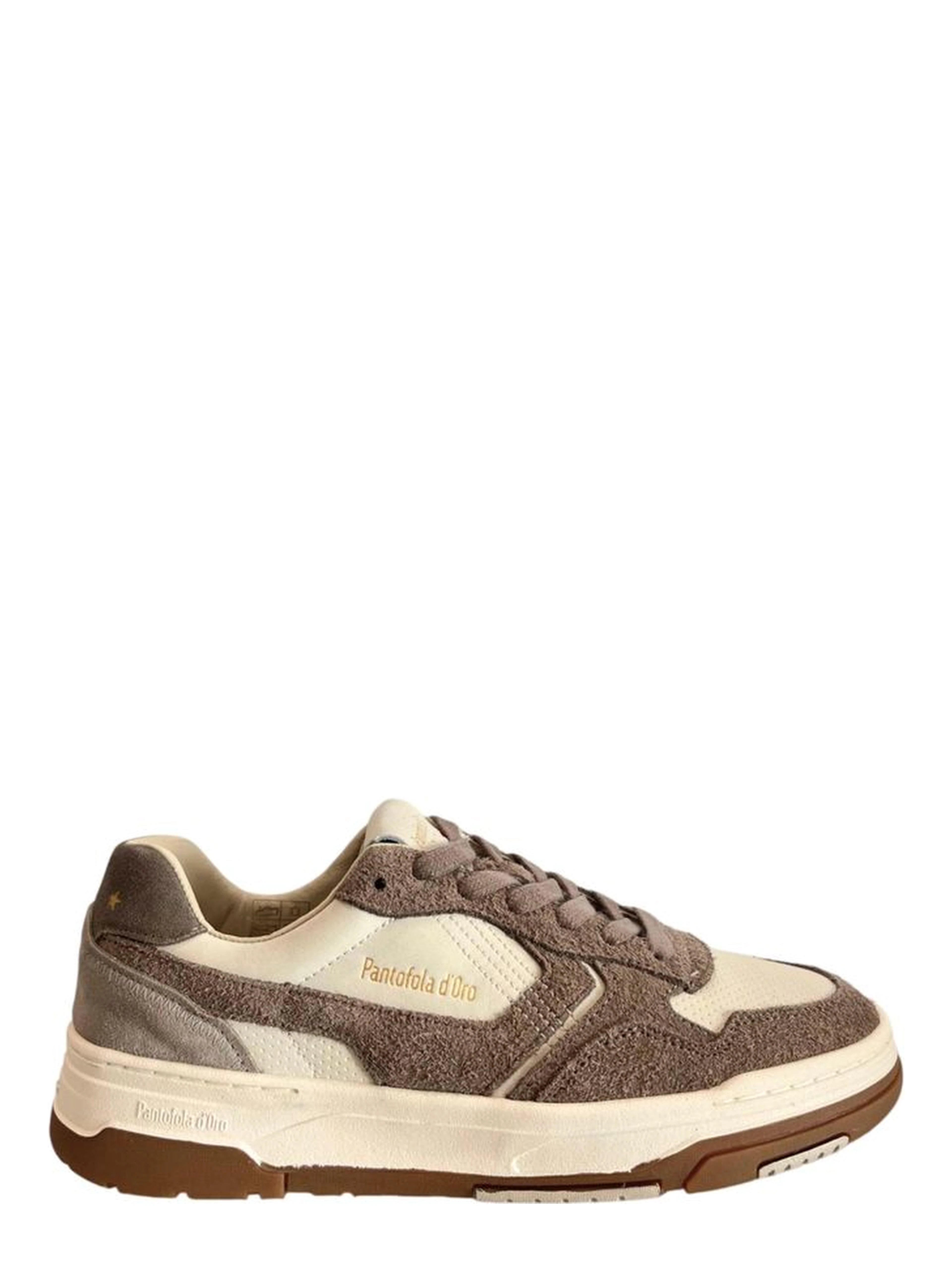 Grey Leather Men Sneaker
