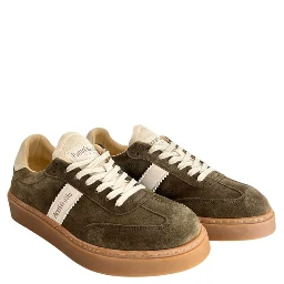 Green Suede Men Sneaker