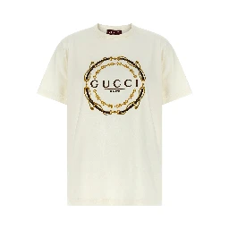 White Fabric T-Shirt