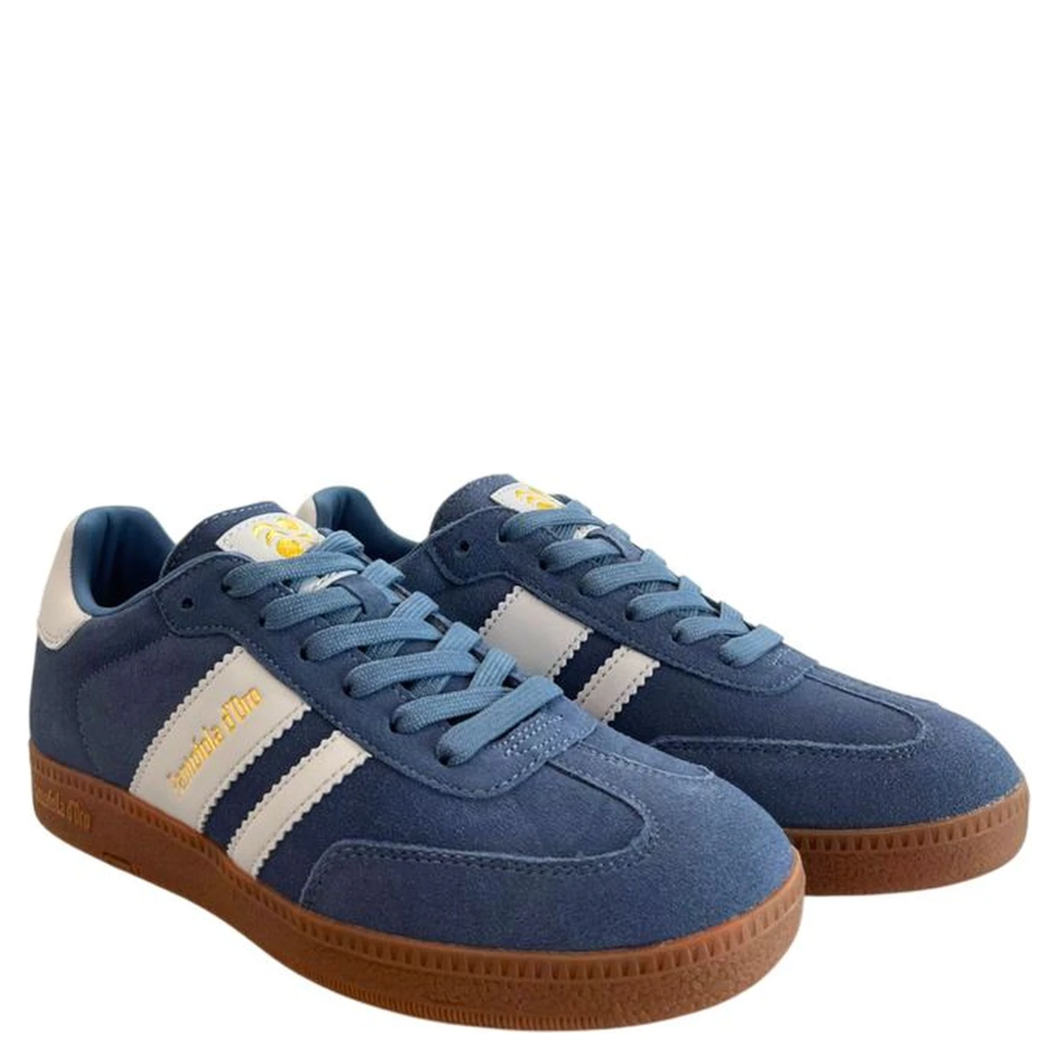 Blue Suede Men's Sneakers