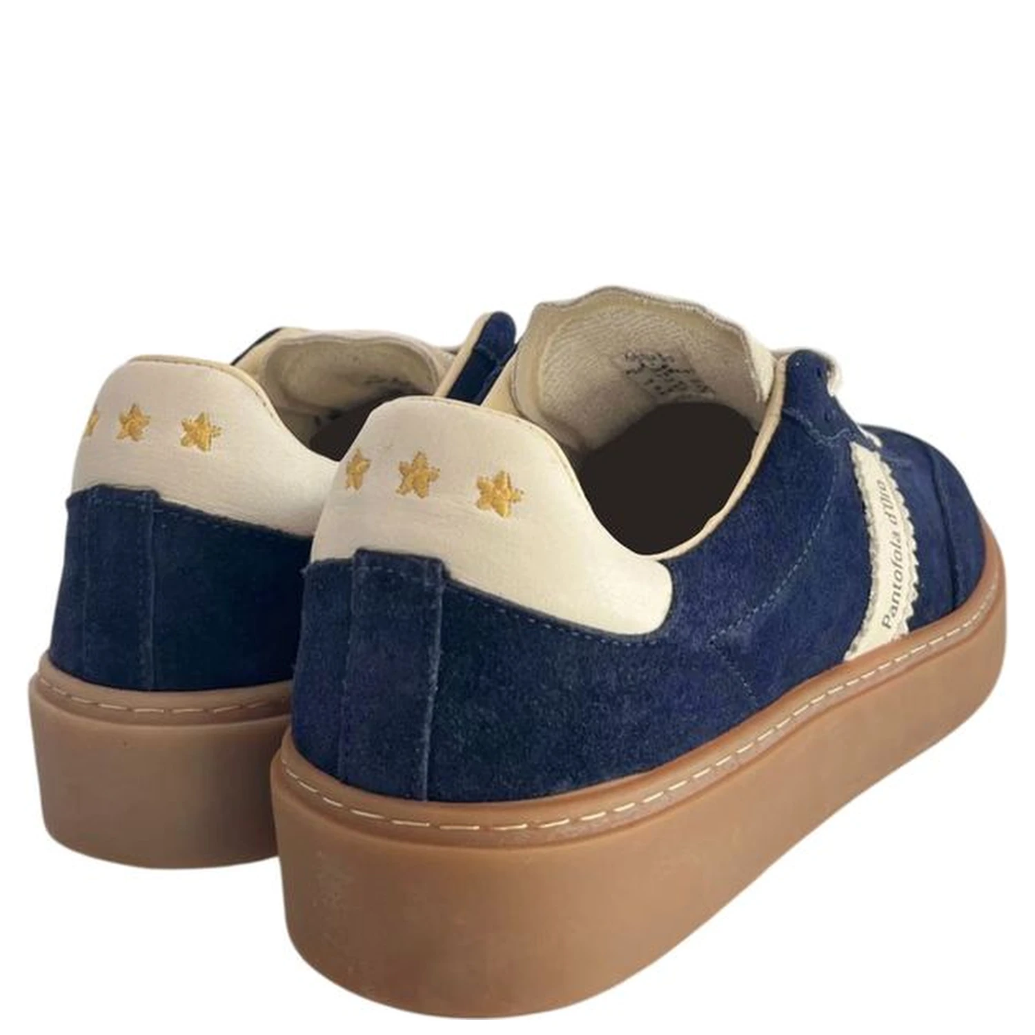 Blue Suede Men Sneakers