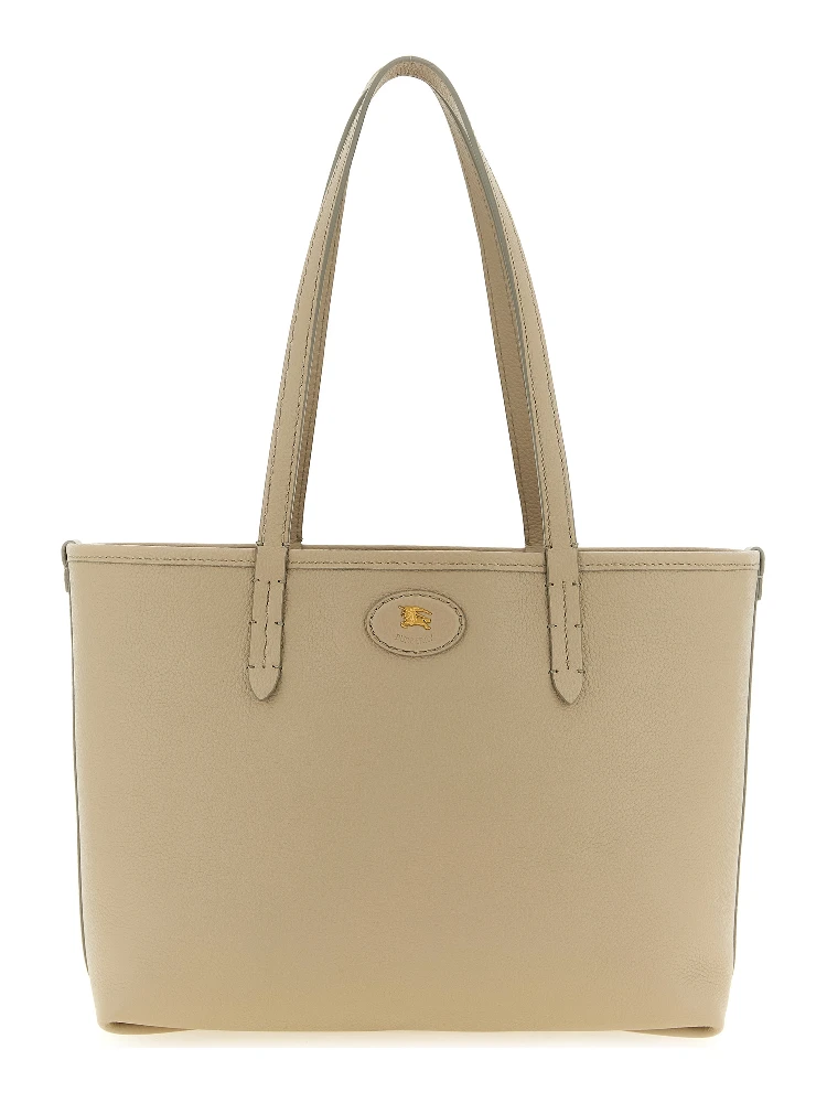 Beige Calfskin Tote Bag