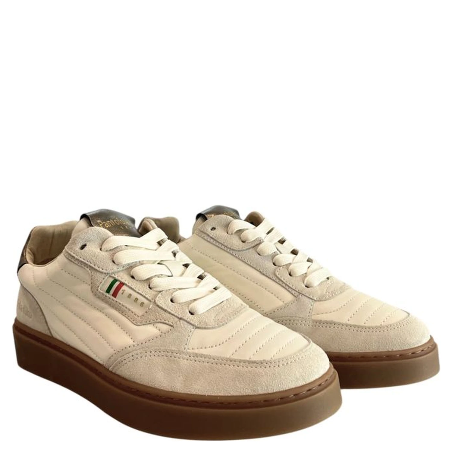 Beige Suede Mens Sneaker