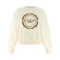 White Cotton Sweatshirt