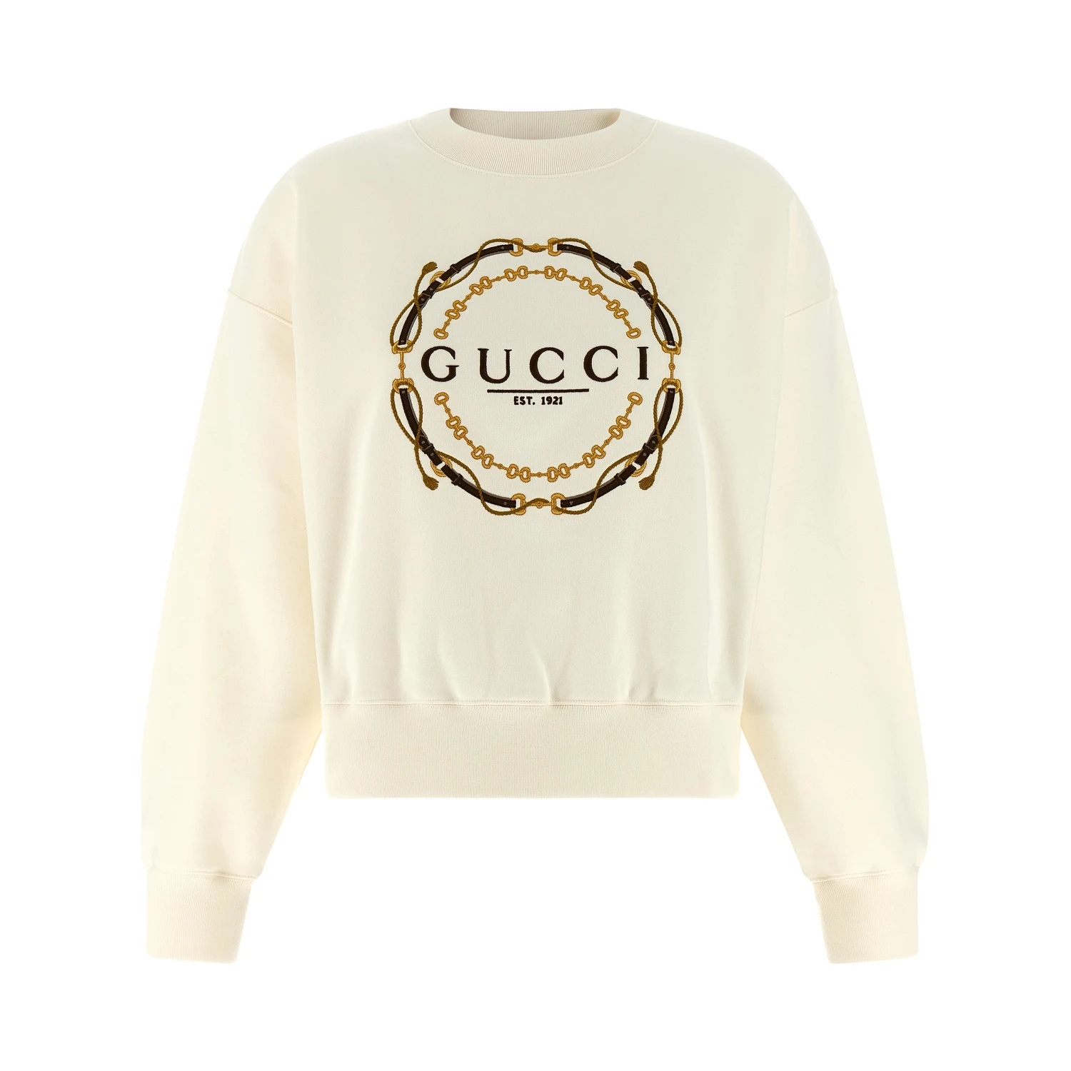 White Cotton Sweatshirt