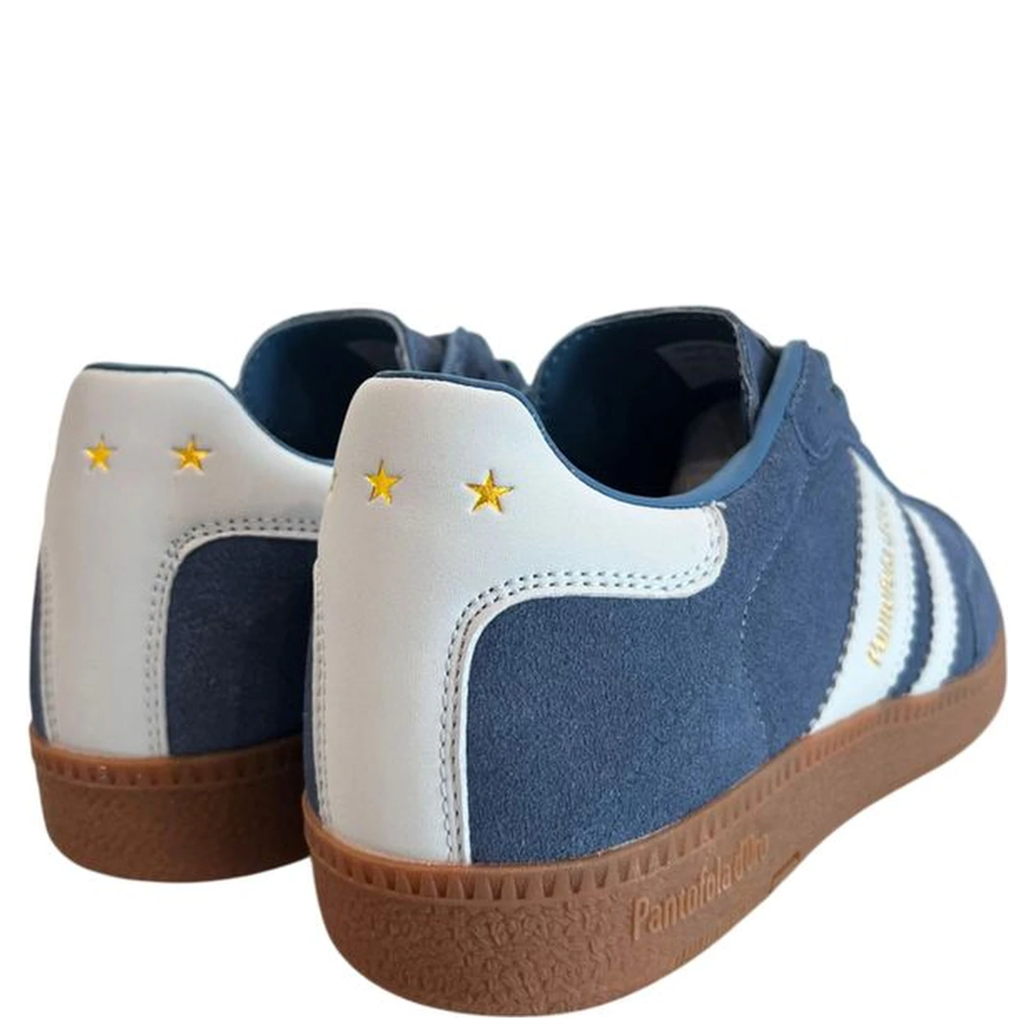 Blue Suede Men's Sneakers