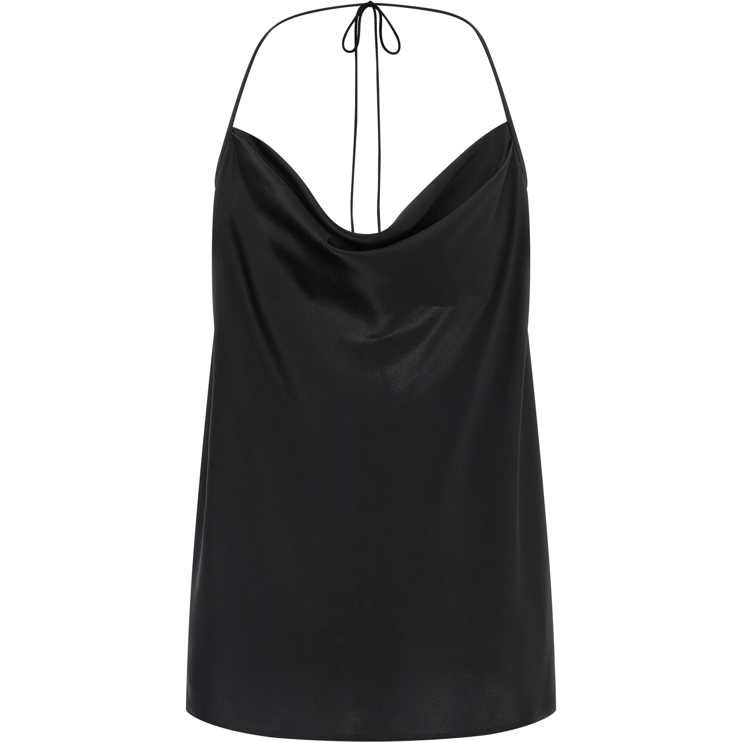 Black Silk Tank Tops