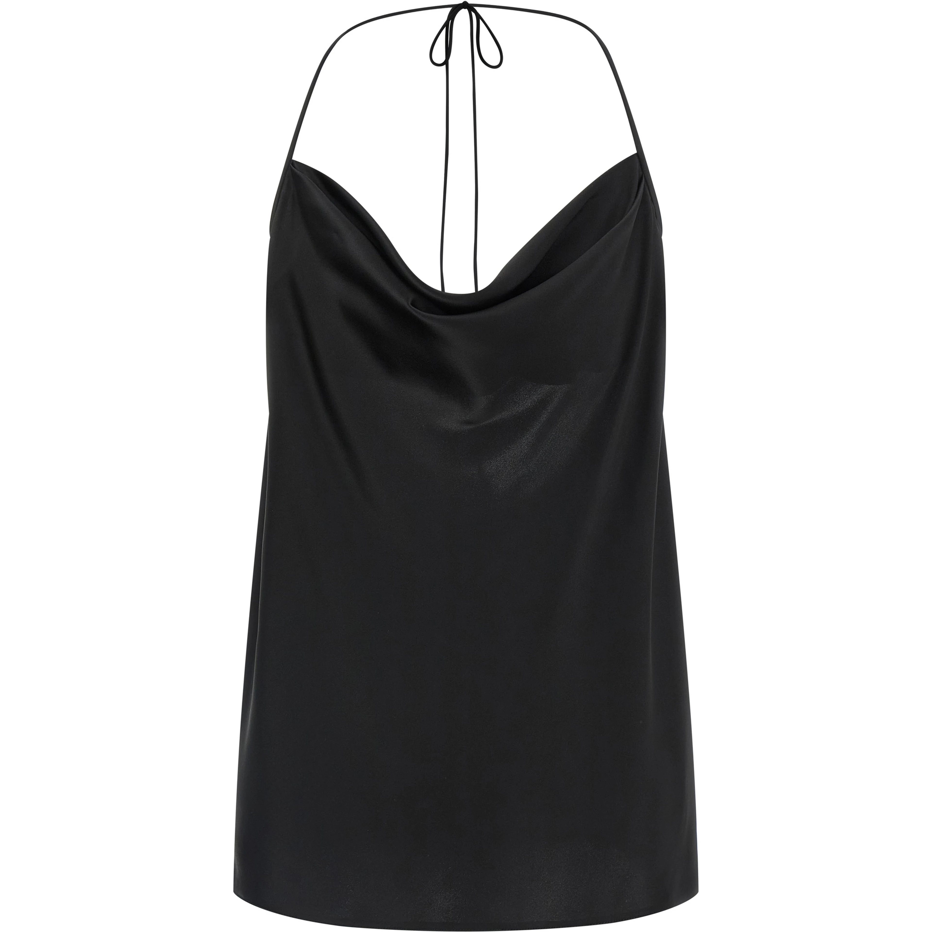 Black Silk Tank Tops