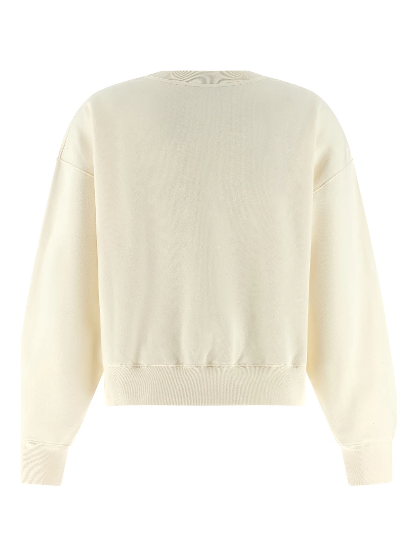 White Cotton Sweatshirt
