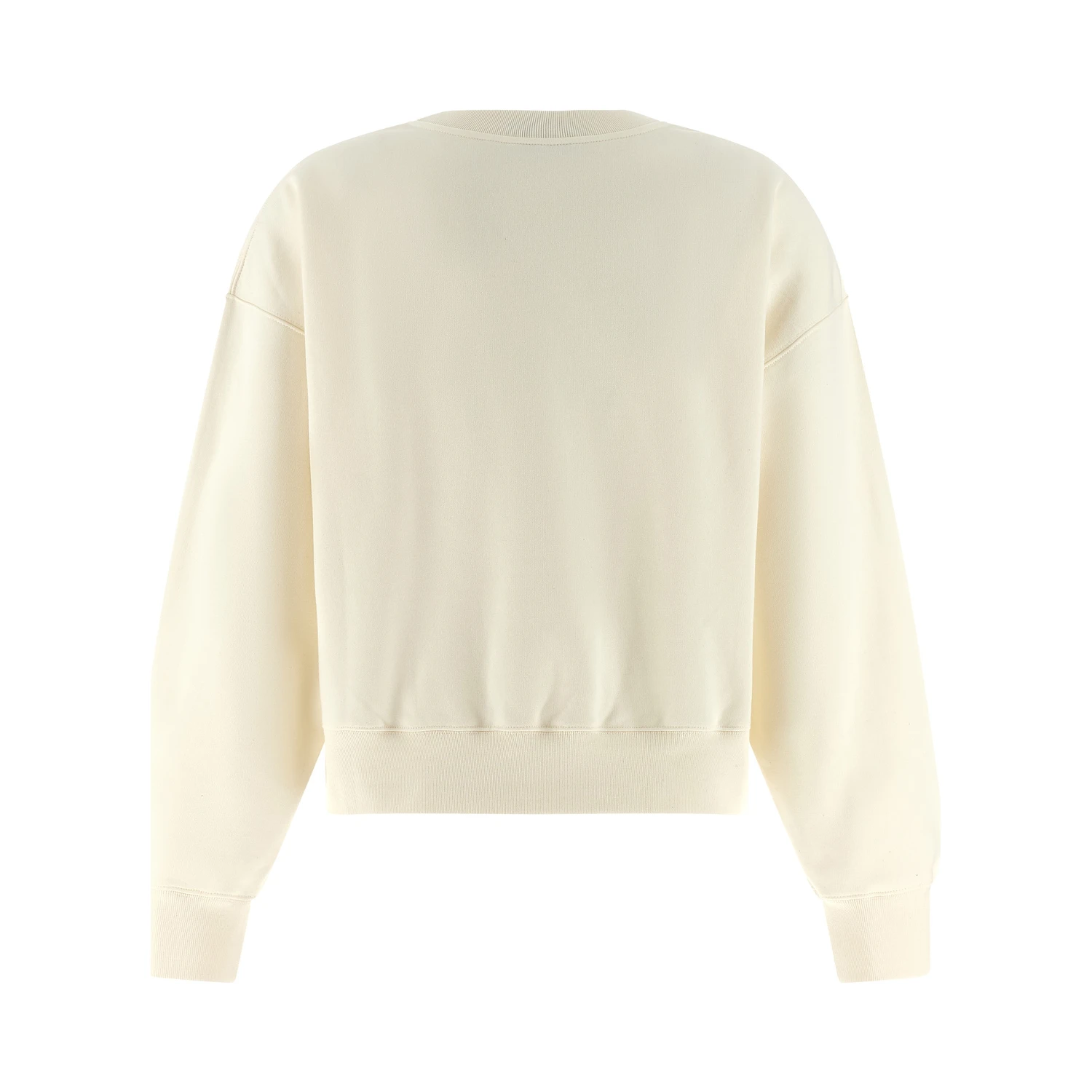 White Cotton Sweatshirt