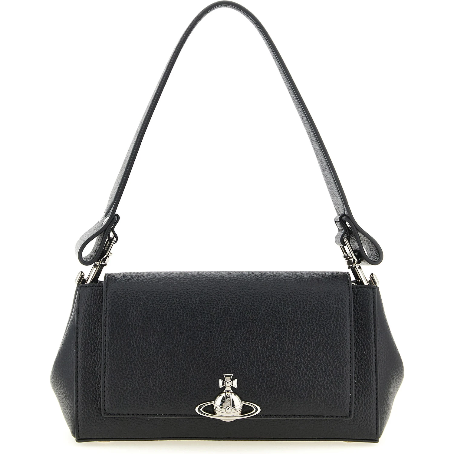 Black Polyethylene Shoulder Bag